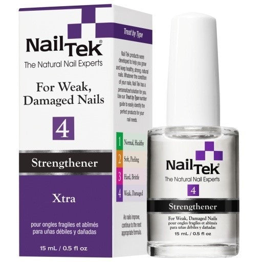 Nail Tek Xtra 4 0.5 fl oz – For Weak, Damaged Nails