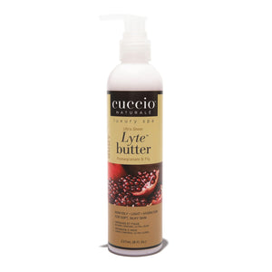 Cuccio Lyte Ultra Sheer Pomegranate & Fig Body Butter 8 oz ( Hand, Body and Foot Cream )