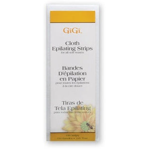 GiGi Small Cloth Epilating Strips 1.75" x 4.5" ( 100 PACK )
