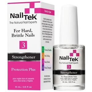 Nail Tek Protection Plus 3 0.5 fl oz – For Hard, Brittle Nails