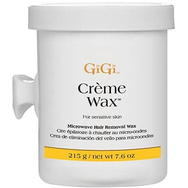 GiGi Crème Wax Microwave Formula 8 oz ( Microwavable Soft Wax )