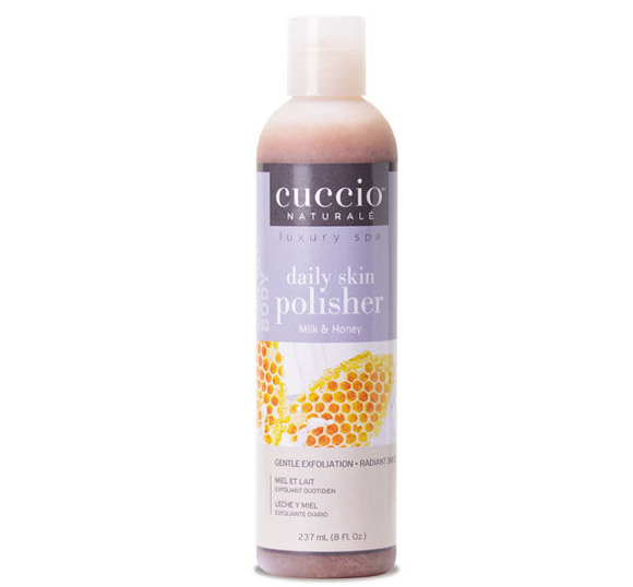 Cuccio Milk & Honey Daily Skin Polisher 8 oz ( Hand, Body and Foot Scrub )