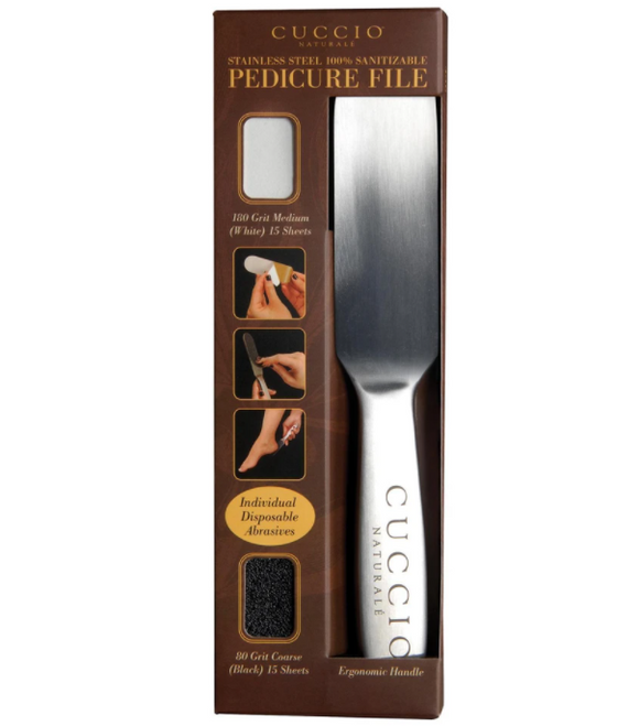 Cuccio Stainless Steel Pedicure File Kit