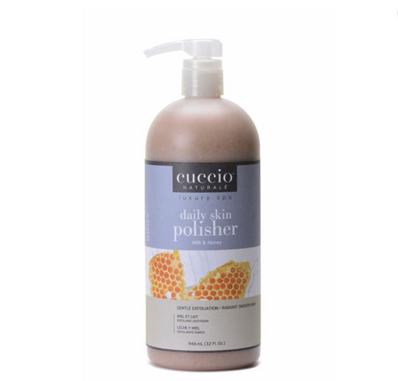 Cuccio Milk & Honey Daily Skin Polisher 32 oz ( Hand, Body and Foot Scrub )