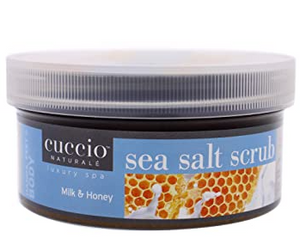 Cuccio Milk & Honey Sea Salts 19.5 oz ( Hand, Body and Foot Scrub )