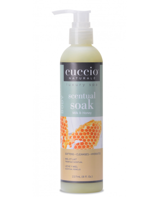 Cuccio Milk & Honey Scentual Soak 8 oz ( Hand and Foot Cuticle Soak )