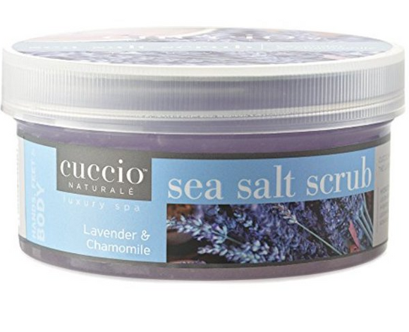 Cuccio Lavender and Chamomile Sea Salts 19.5 oz ( Hand, Body and Foot Scrub )