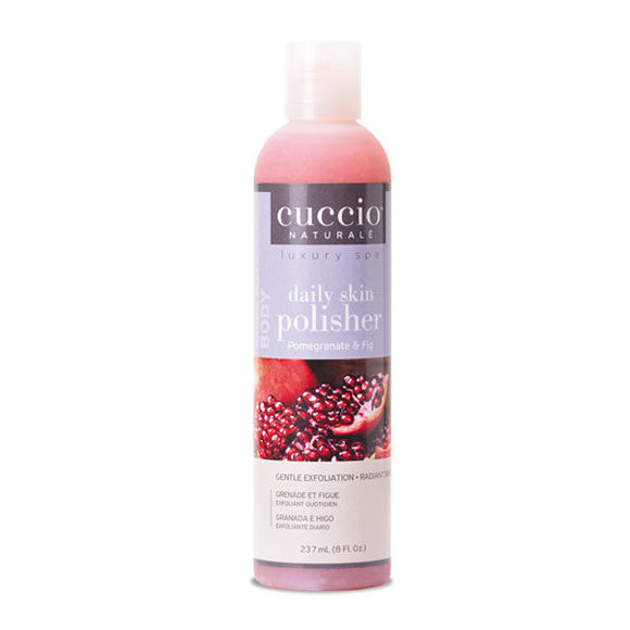 Cuccio Pomegranate & Fig Daily Skin Polisher 8 oz ( Hand, Body and Foot Scrub )