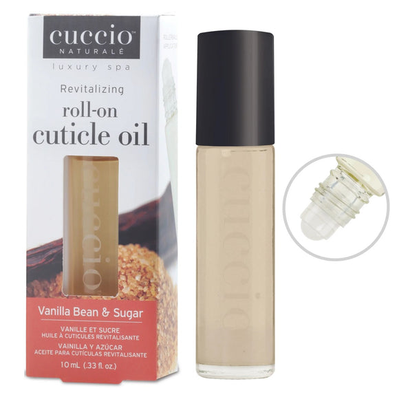 Cuccio Vanilla Bean & Sugar Revitalizing Roll On 10ml Cuticle Care Nail Treatment Nail Care Cuticle Treatment Nail Oil