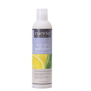 Cuccio White Limetta & Aloe Vera Daily Skin Polisher 8 oz ( Hand, Body and Foot Scrub )
